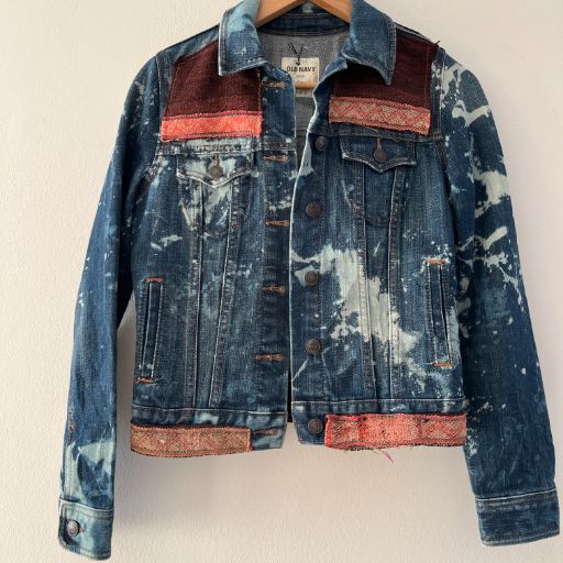 Chaqueta denim upcycled