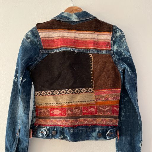 Chaqueta denim upcycled