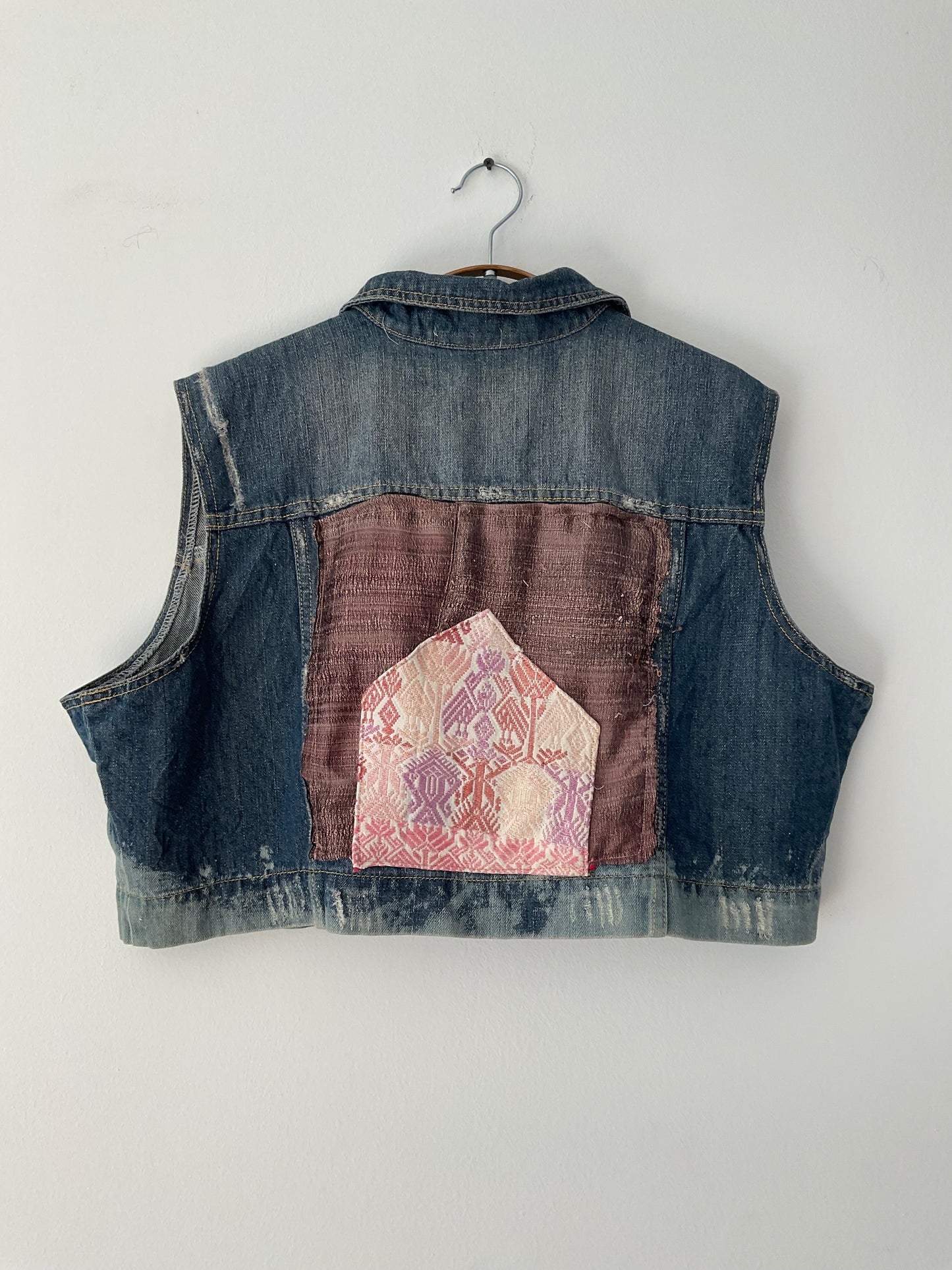 Chaqueta denim upcycled