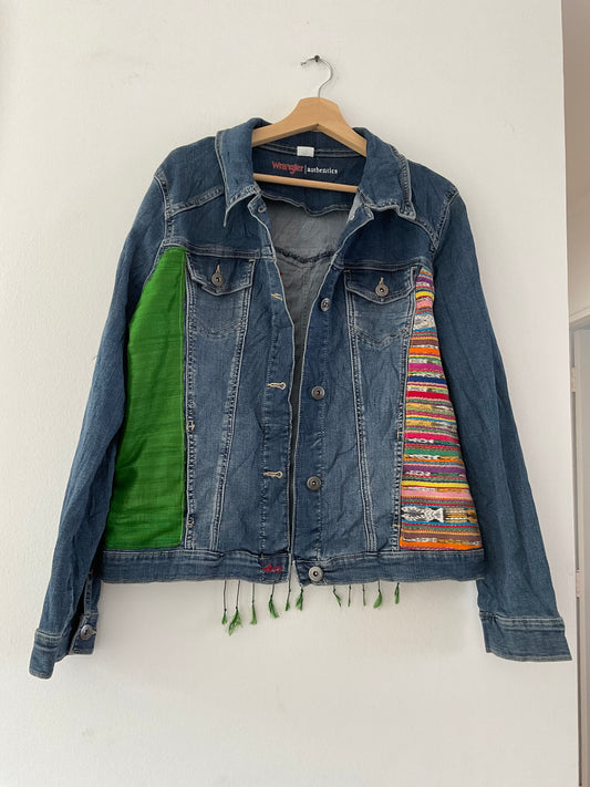 Chaqueta denim upcycled