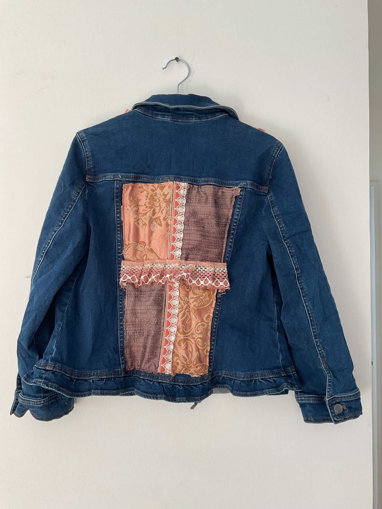 Chaqueta denim upcycled