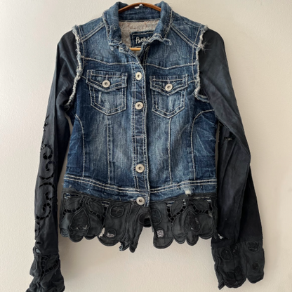 Chaqueta denim upcycled