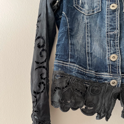 Chaqueta denim upcycled