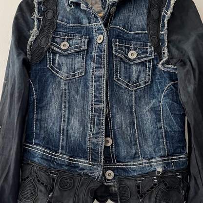 Chaqueta denim upcycled