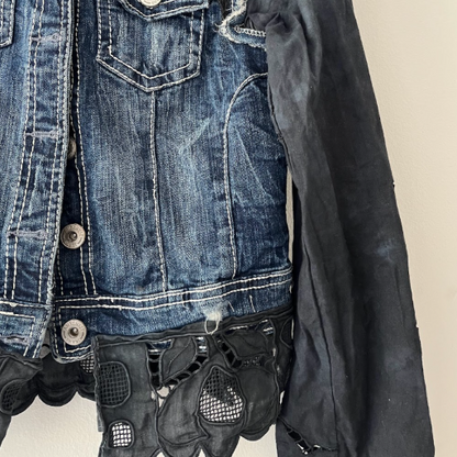 Chaqueta denim upcycled