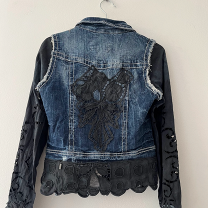 Chaqueta denim upcycled