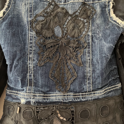 Chaqueta denim upcycled