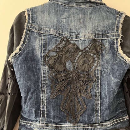 Chaqueta denim upcycled
