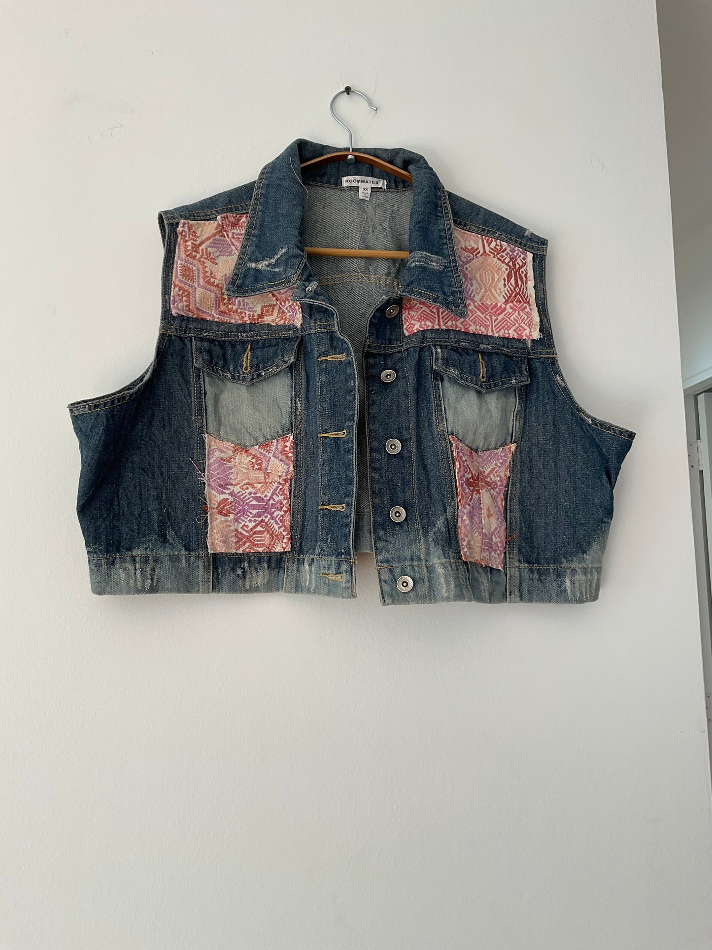 Chaqueta denim upcycled