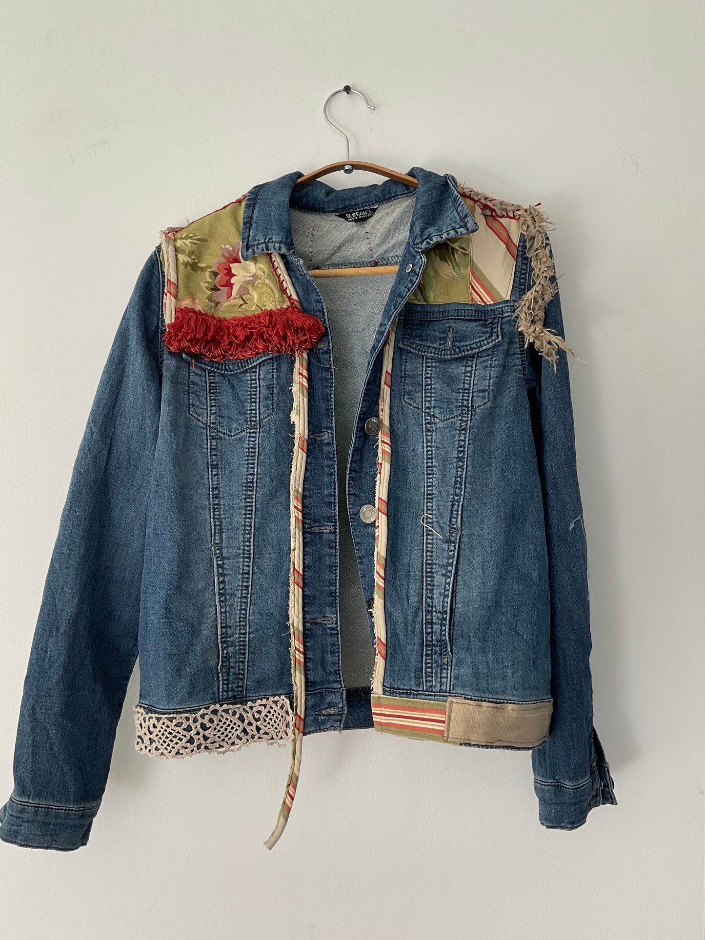 Chaqueta denim upcycled