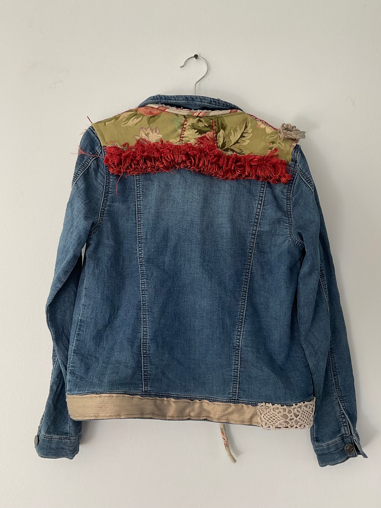 Chaqueta denim upcycled