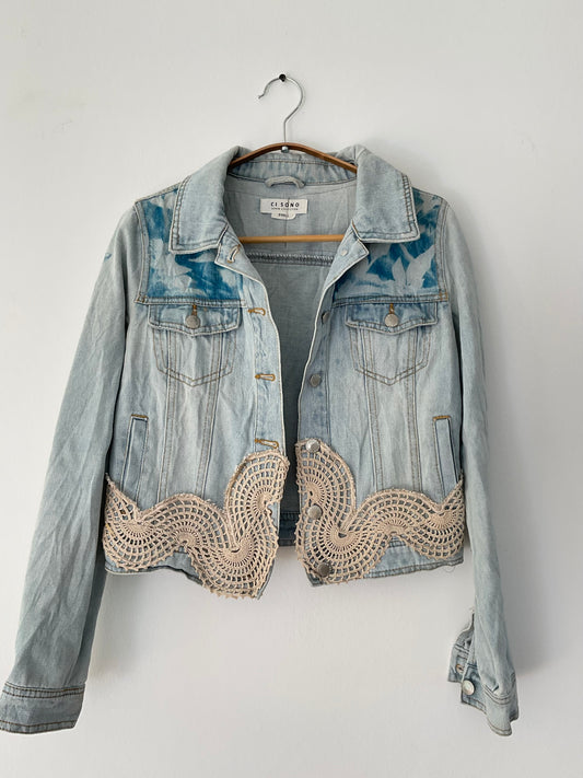 Chaqueta denim upcycled