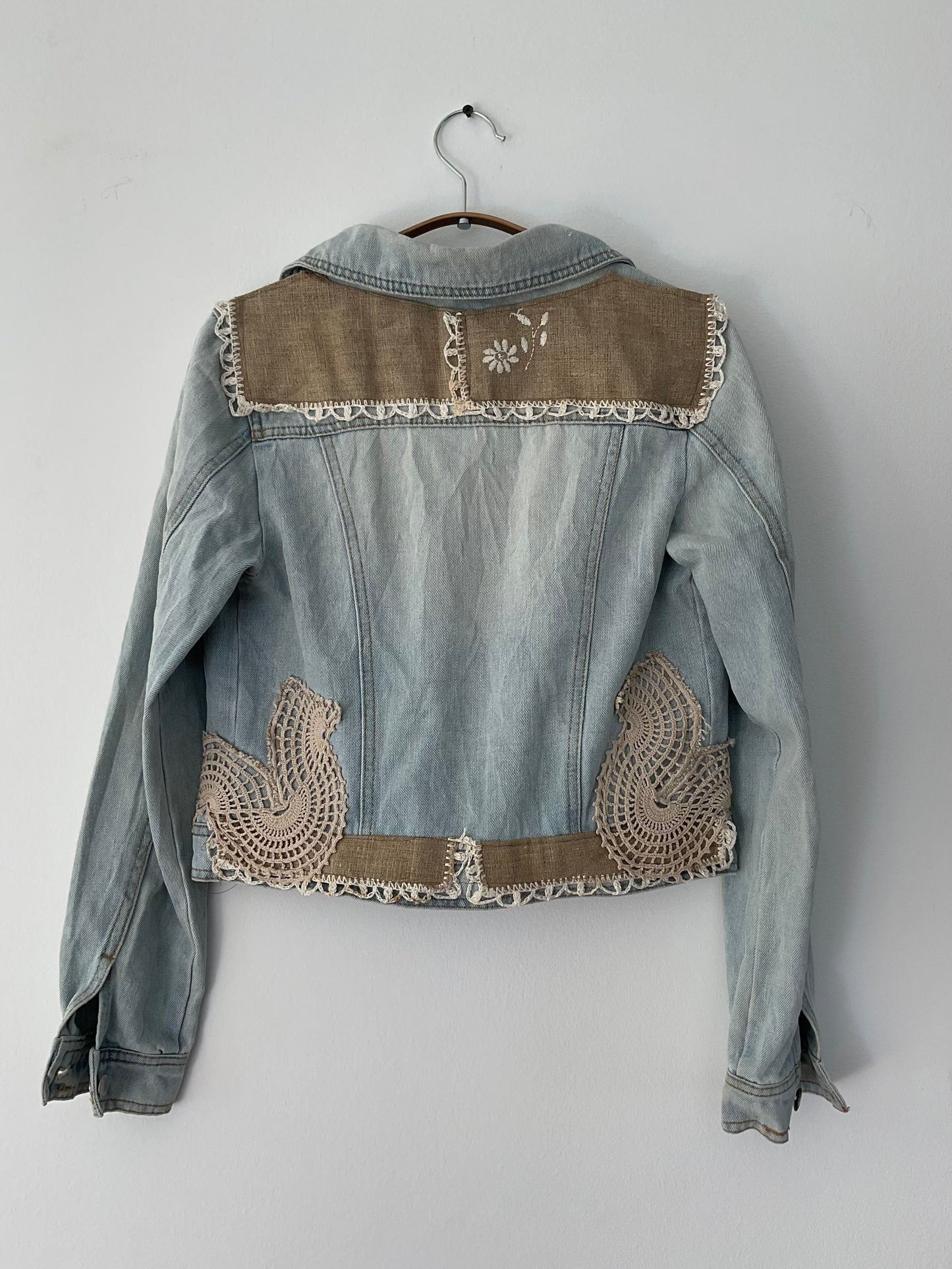 Chaqueta denim upcycled