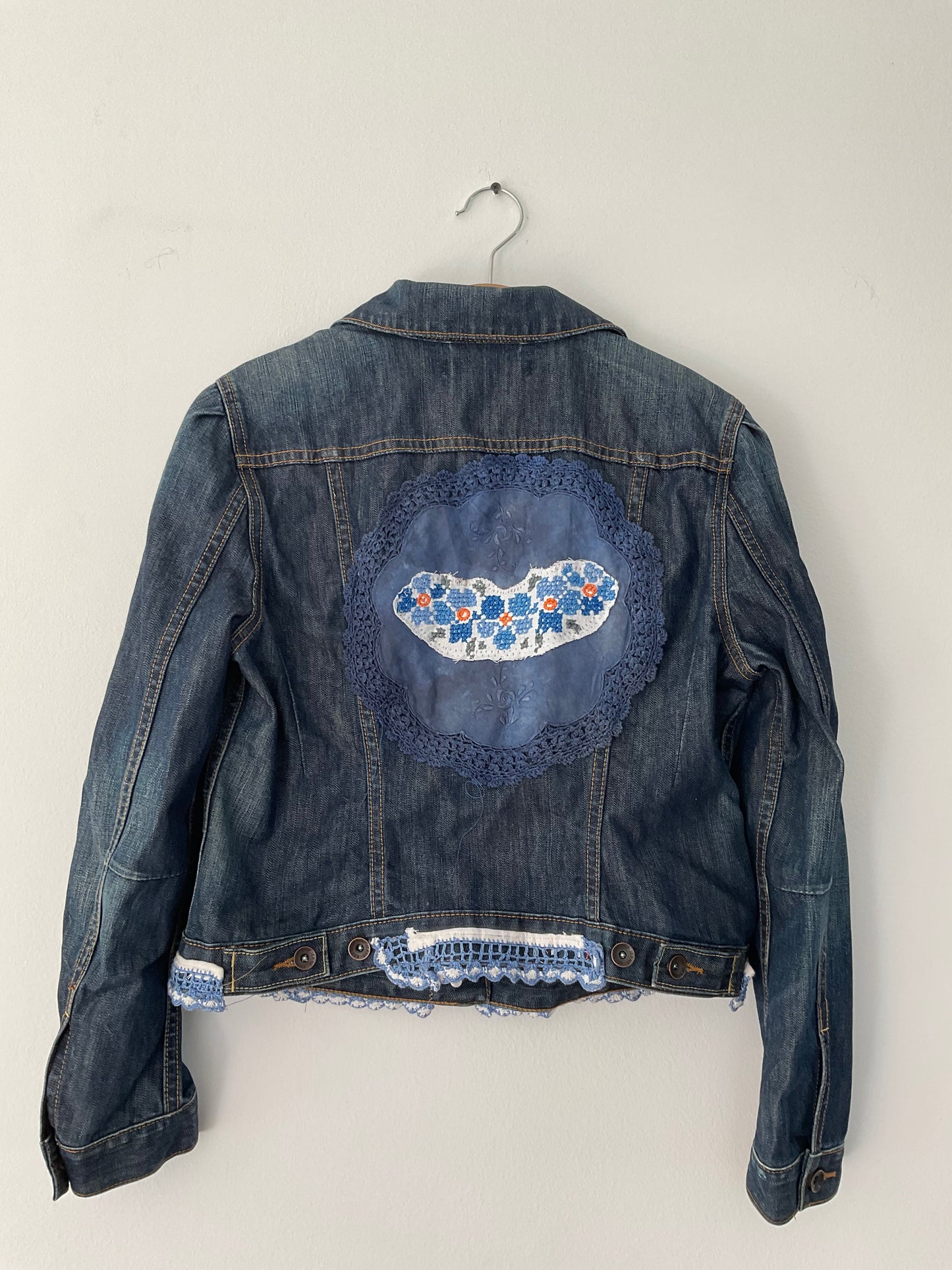 Chaqueta denim upcycled