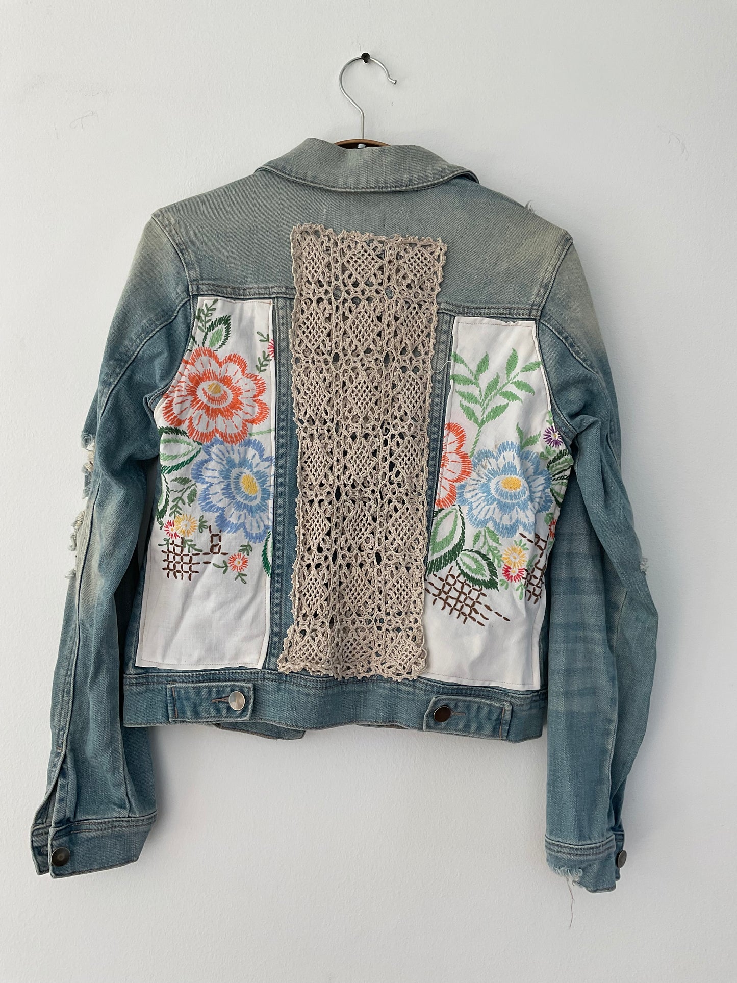 Chaqueta denim upcycled