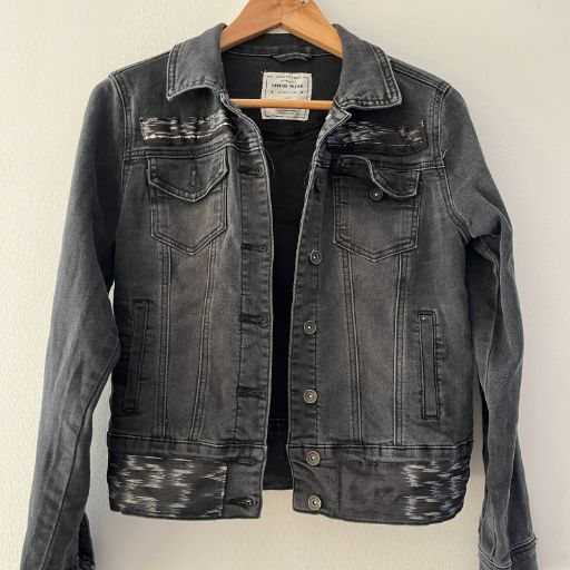 Chaqueta denim upcycled