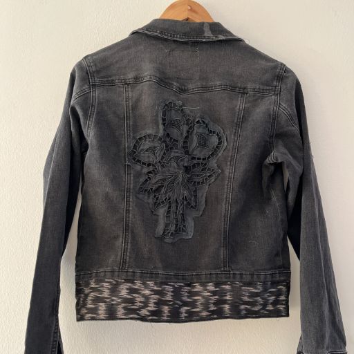 Chaqueta denim upcycled