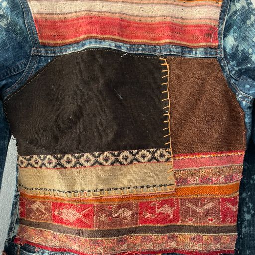 Chaqueta denim upcycled
