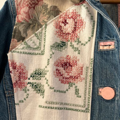 Chaqueta denim upcycled