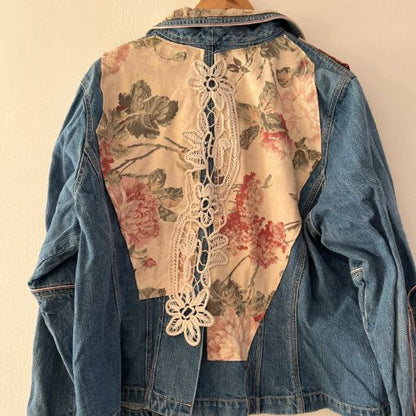 Chaqueta denim upcycled