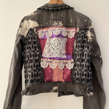 Chaqueta denim upcycled