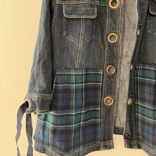 Chaqueta denim upcycled