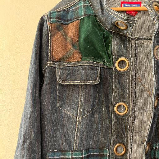 Chaqueta denim upcycled
