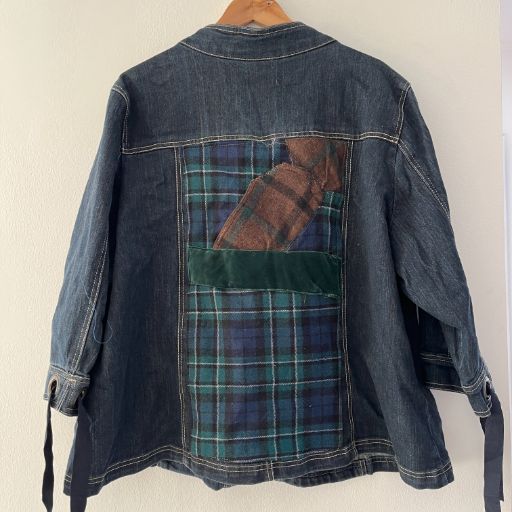 Chaqueta denim upcycled