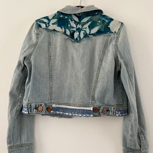 Chaqueta denim upcycled