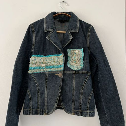 Chaqueta denim upcycled