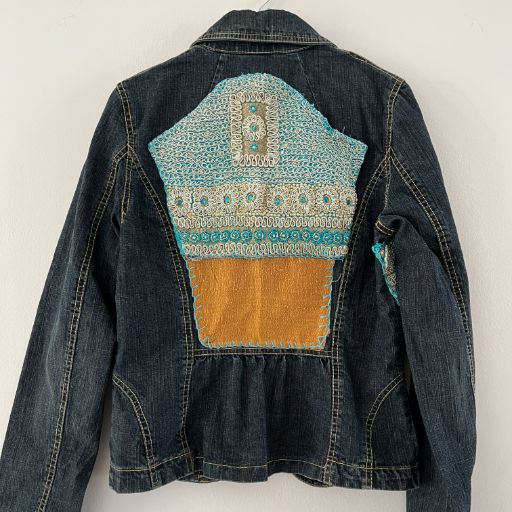 Chaqueta denim upcycled