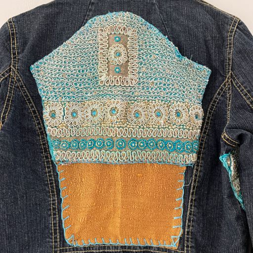 Chaqueta denim upcycled