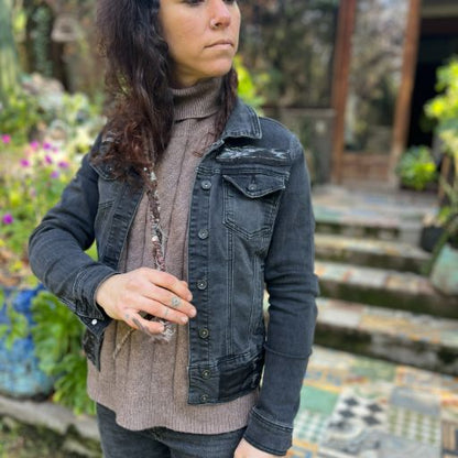 Chaqueta denim upcycled