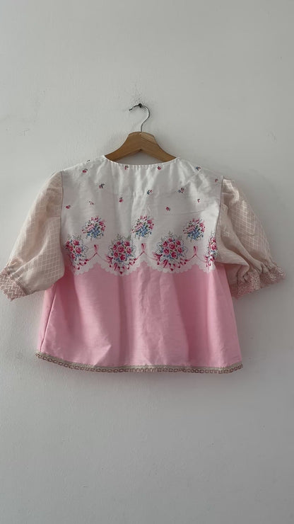 Blusa Estela manga corta